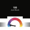 100 JUST BLACK 10 ML