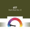 657 DARK RED OUT.O 10 ML