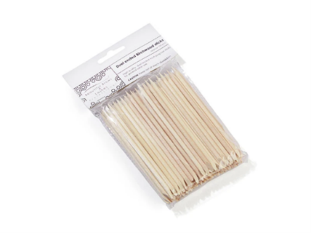Dual ended orange wood sticks (100 st