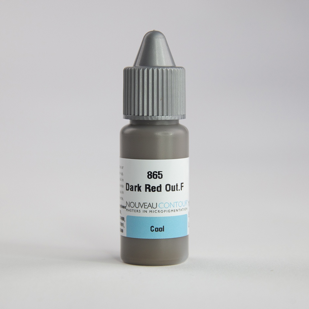865 Dark red out .F 10ml