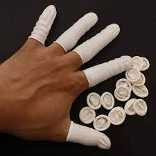 [9224.37] Finger cover. Medium. Latex. 100stk