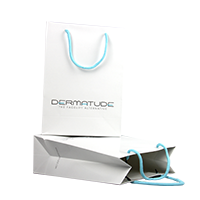 [D8435] Dermatude poki - HVÍTUR M/LOGO 5 STK