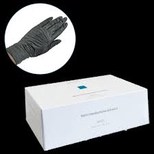 [8228.046] Svartir Nitrile hanskar M. 100 stk.